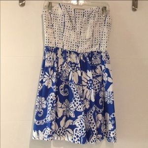 Lilly Pulitzer strapless dress